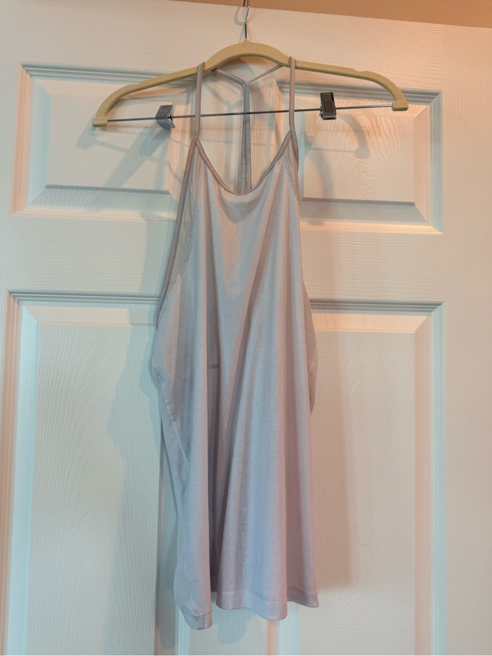 lululemon athletica Light Taupe Strappy Tank Top